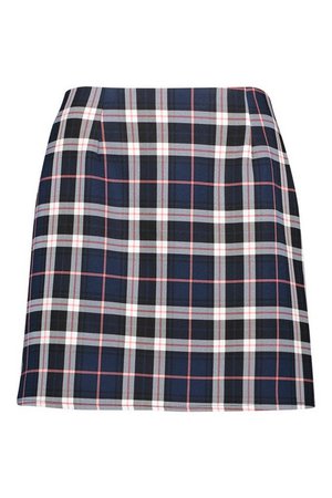 Tartan Check A-Line Mini Skirt | Boohoo