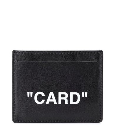 QUOTE leather card holder