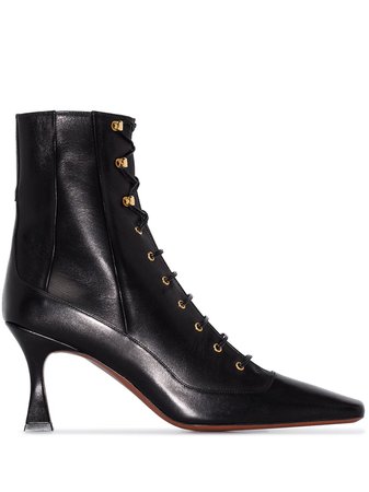 Manu Atelier Duck 80mm lace-up Ankle Boots - Farfetch