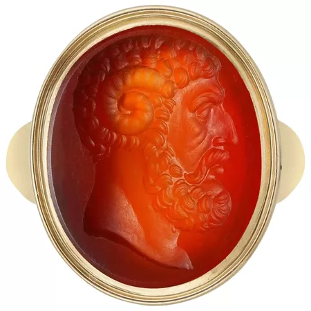 Georgian Carnelian Intaglio Ring