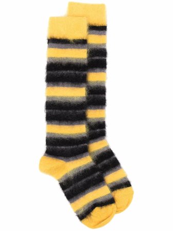 Marni stripe-pattern mohair socks - FARFETCH