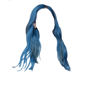 Blue Hair PNG