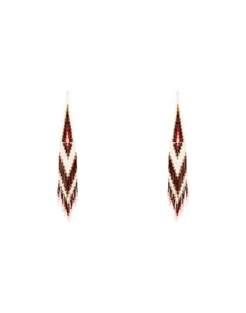 Jessie Western Long Beaded - Earrings - Women Jessie Western Earrings online on YOOX United States - 50234516TE