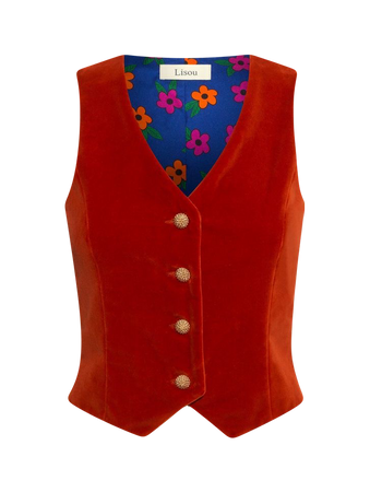 red waistcoat