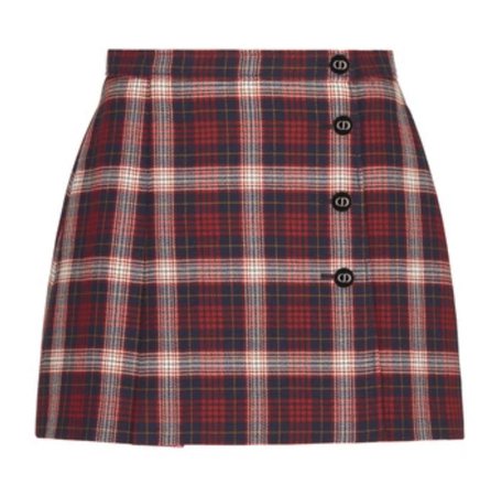 DIOR Buttoned Miniskirt