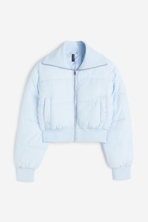 Puffer Jacket - Light blue - Ladies | H&M US