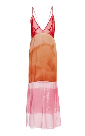 Printed Stretch-Silk Slip Dress By Stella Mccartney | Moda Operandi
