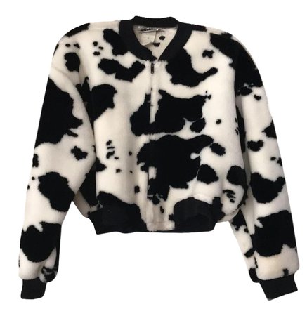 cow print jacket