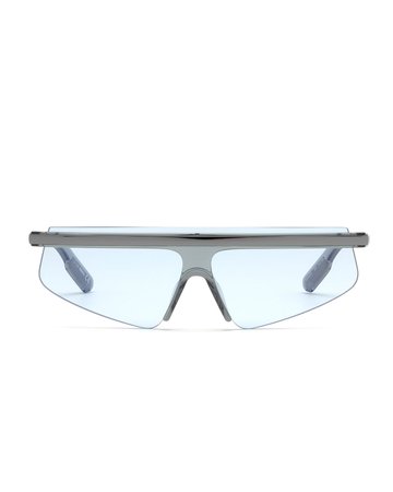 Kenzo Flat-Top Sunglasses w/ Metal Trim
