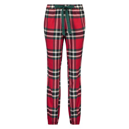 Red plaid Hunkenmoller pyjama pants