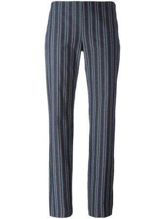 Pre-Owned striped trousers