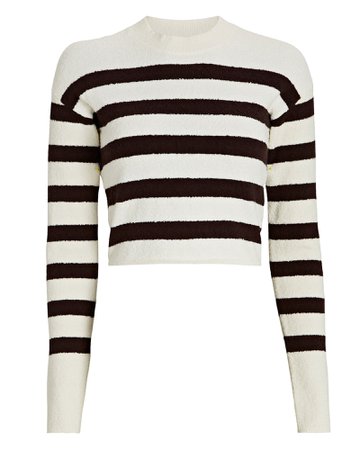 Nanushka Oki Cut-Out Striped Sweater | INTERMIX®
