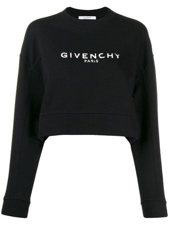 Givenchy Cropped Logo Sweatshirt