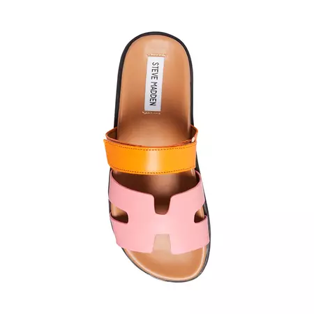 MAYVEN Pink Multi Flatform Slide Sandal | Women's Sandals – Steve Madden