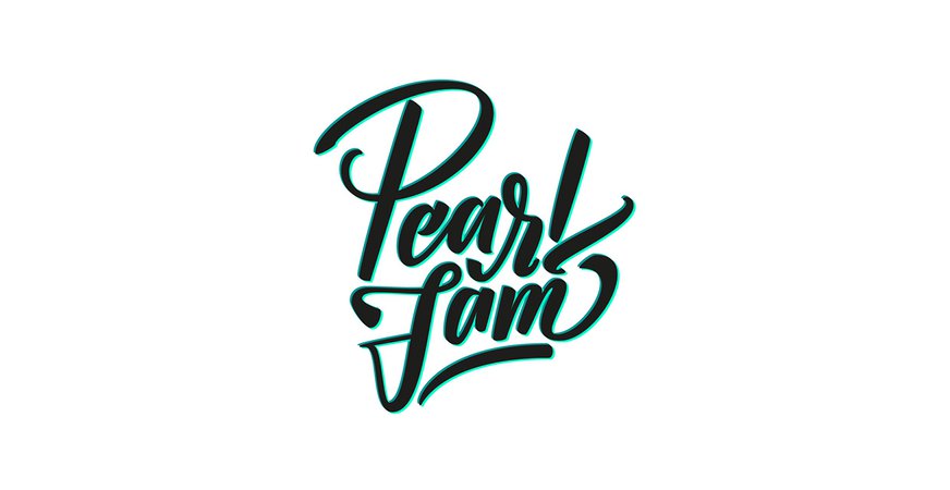 Pearl Jam / Lettering on Student Show