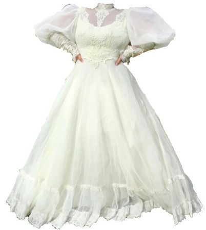 vintage wedding gown