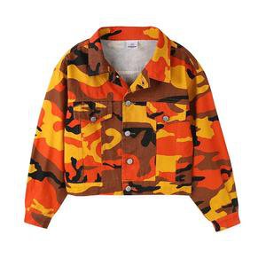 Orange Camouflage Jacket – Mini Rockz