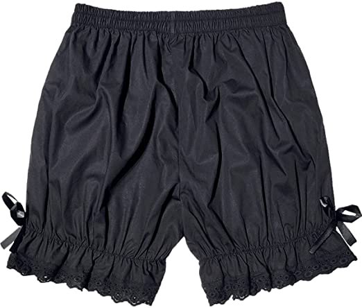 black lace bloomers