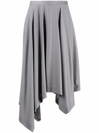 Fabiana Filippi Asymmetric Draped Knitted Skirt - Farfetch
