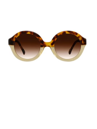 brown wide lens mod sunglasses frames