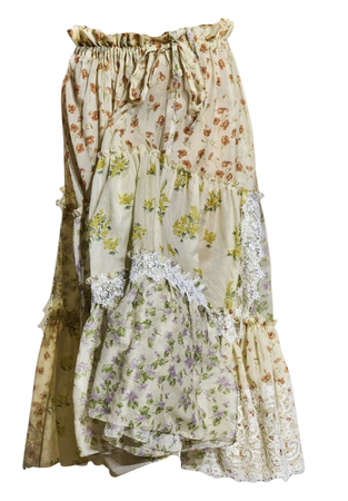 christian dior spring 2023 floral skirt