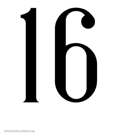 16 number