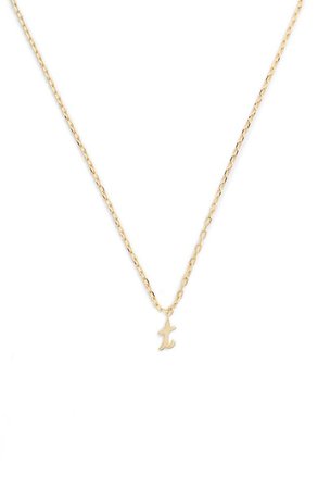 kate spade one in a million initial pendant necklace