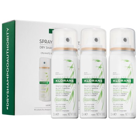 Spray. Slay. Repeat. Dry Shampoo with Oat Milk 3-Pack - Klorane | Sephora