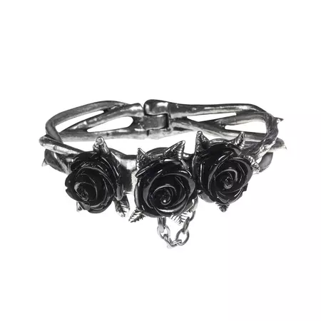Alchemy of England Wild Black Rose Bracelet