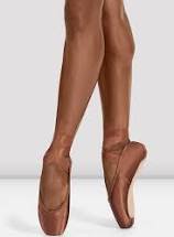 brown pointe shoes