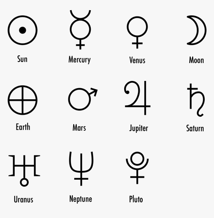 planet symbols - Google Search