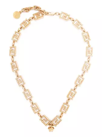 Versace Greca-chain Link Necklace - Farfetch