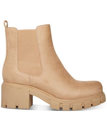 Madden Girl Tessa Lug Sole Chelsea Booties & Reviews - Booties - Shoes - Macy's