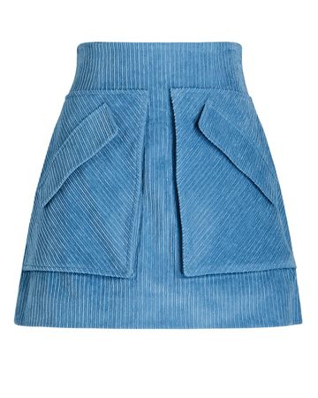 Aknvas Cherry Corduroy Mini Skirt | INTERMIX®
