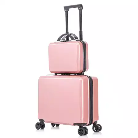 2 Piece Hard shell Travel Luggage Set with Spinner Wheels - Bed Bath & Beyond - 37563990