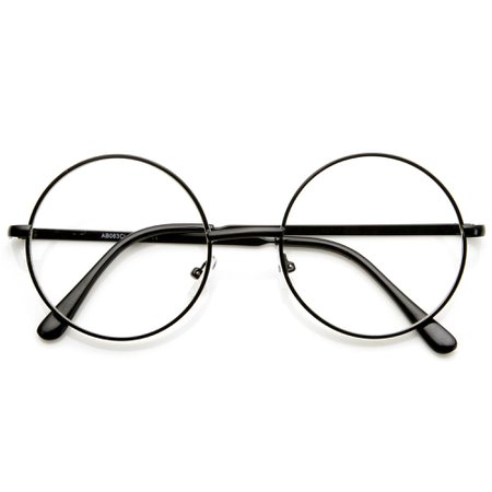Vintage Lennon Inspired Clear Lens Round Glasses - zeroUV