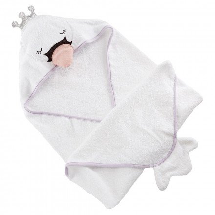 Baby Aspen - Swan Princess Hooded Towel - Swimwear - Baby Clothes (0-2) - Clothes