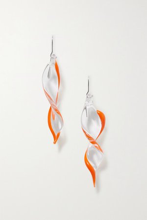 Maryam Nassir Zadeh | Posidonia glass earrings | NET-A-PORTER.COM