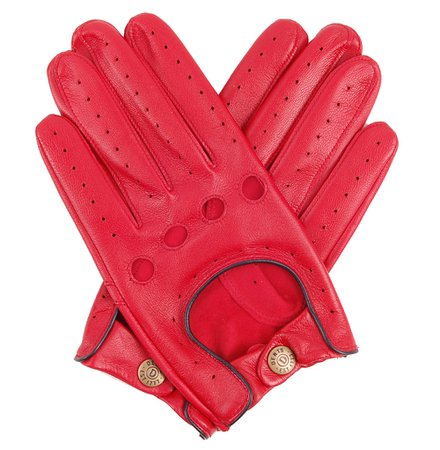 Tom Dick and Harry men's red driving gloves