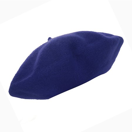 dark blue beret