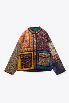 Blouson patchwork Zara