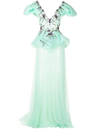 Saiid Kobeisy bead-embellished Tulle Gown - Farfetch