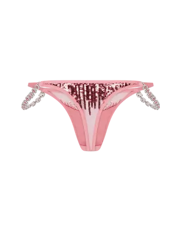 Calista Thong in Pink/Silver | By Agent Provocateur New In