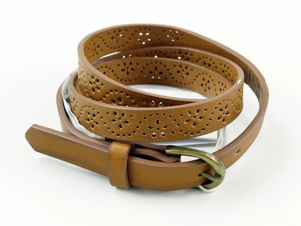 bershka brown belt