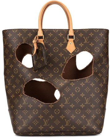 Louis Vuitton Pre-Owned x burned holes monogram tote