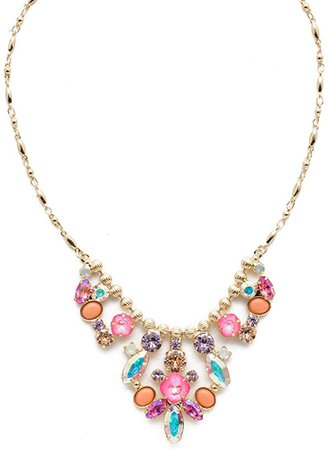 Amazon.com: Sorrelli Sicily Statement Necklace, Bright Gold-Tone Finish, Island Sun: Jewelry