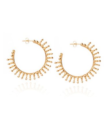 ANTONIA KARRA Gold Gina Earrings < EARRINGS | aesthet.com