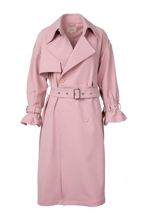 J.ING Women's Coats & Jackets | Pale Pink Trench Coat