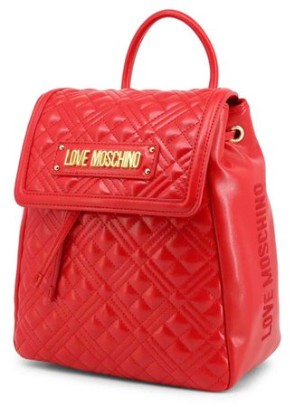 red Moschino bag