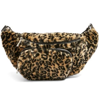 Topshop Baxter Leopard Belt Bag | Nordstrom